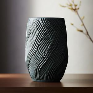Argentera Vase – Textured Elegant Home Decor