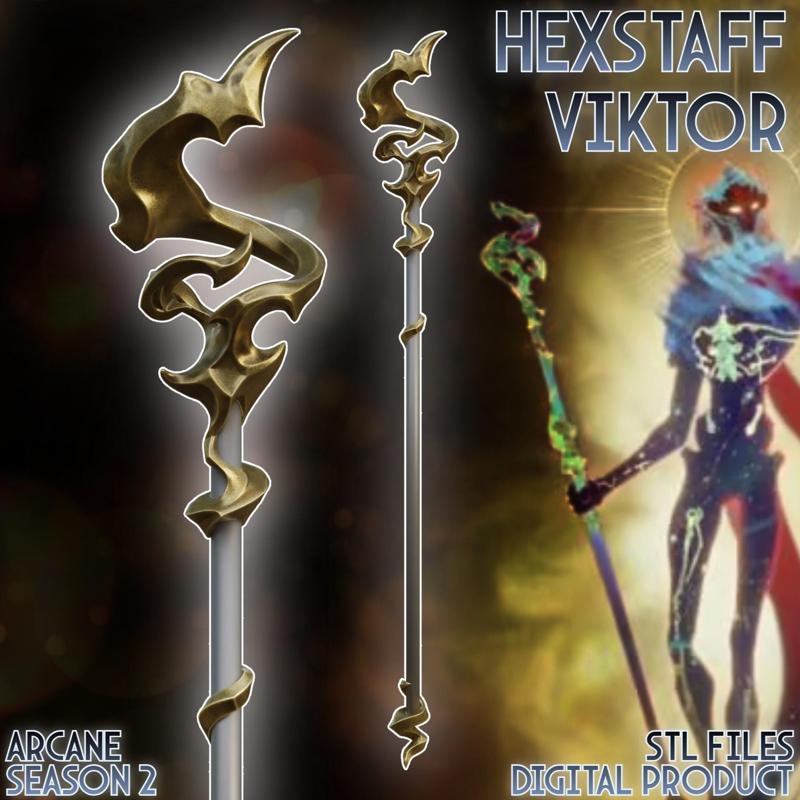 Viktor Final Form Cosplay Hexstaff Arcane League of Legends