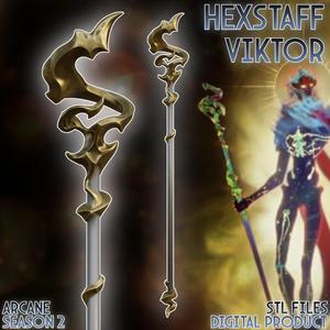 Viktor Final Form Cosplay Hexstaff Arcane League of Legends