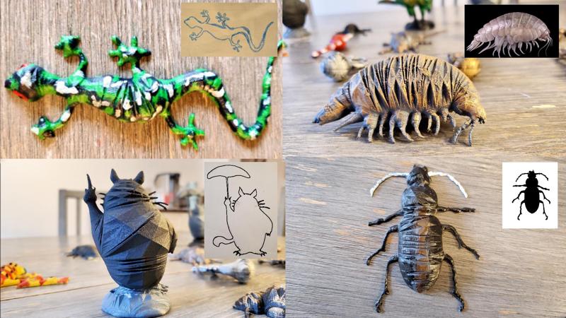 Turing 2D Sketches to Realistic 3D Objects!