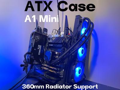 ATX Open PC Frame for A1 Mini + 240mm AIO