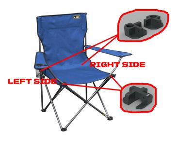 Repair parts for folding camp chair