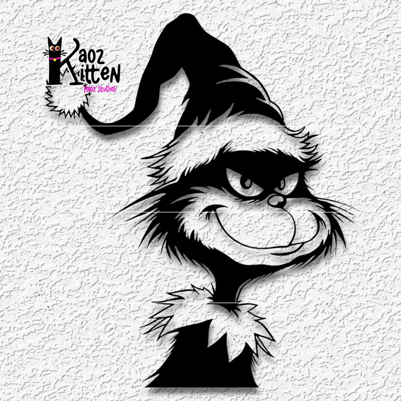 The grinch who stole christmas wall art dr. suess fanart decor