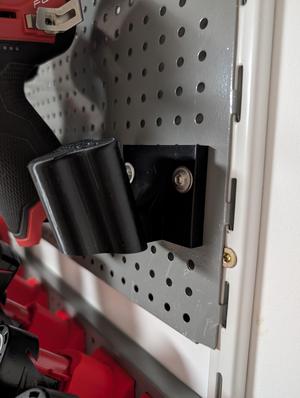 Milwaukee M12 Pegboard Tool Holder (15mm grid) - Screw Version
