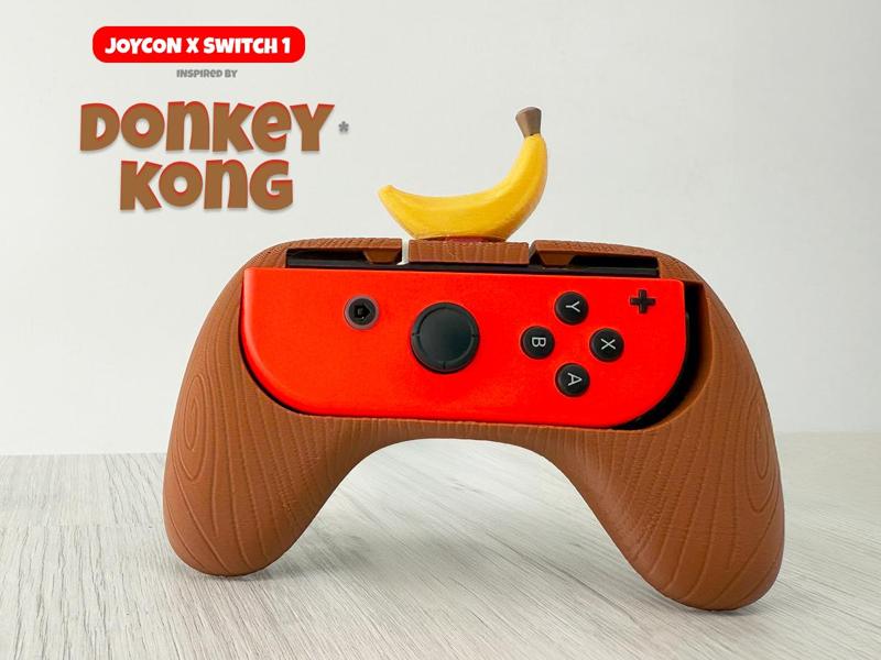 Donkey Kong Inspired - JoyCon Nintendo Switch 1