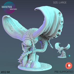 Alien Stingray Attack / Space Moth / Caterpillar Larva & Cocoon / Invasion Army / Cyberpunk / Sci-Fi Encounter