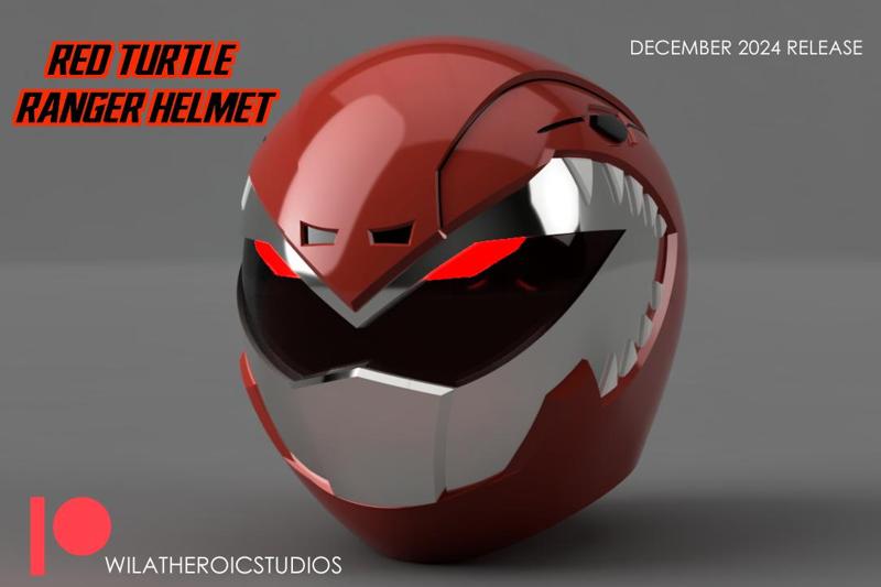 Red Turtle Ranger Helmet