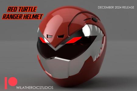 Red Turtle Ranger Helmet