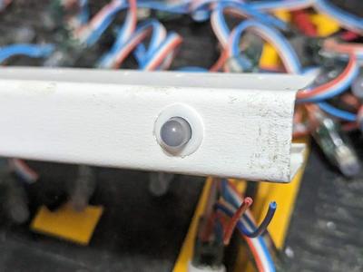 Mounting socket for WS2811 Bullet Pixel LEDs