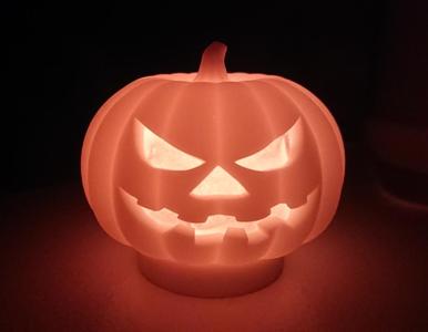 Pumpkin LED candle cover