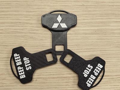 Mitsubishi BEEP BEEP STOP seatbelt buckle bypass