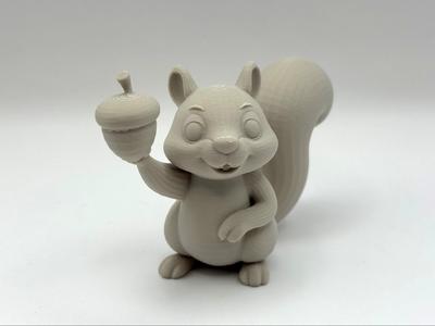 Cute Squirrel with Acorn