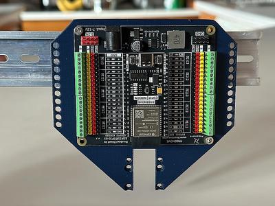 Din Rail mount for a Raspberry Pi Pico  Freenove serew mount terminal board 