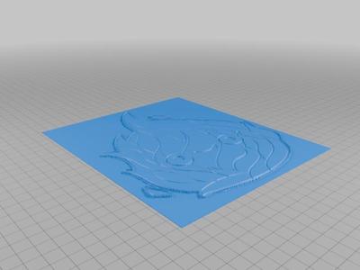 Calcifer HueForge Filament Painting