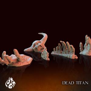 Dead Demon Titan Remains