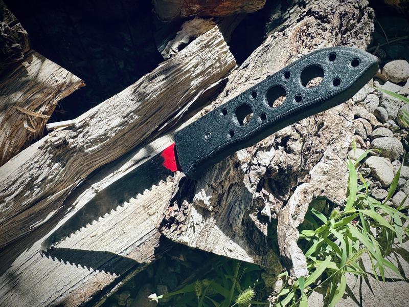 Ultralight Camp Saw Handle & Blade Guard - 2 VERSIONS!