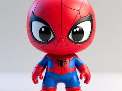 cute Spider Man figure