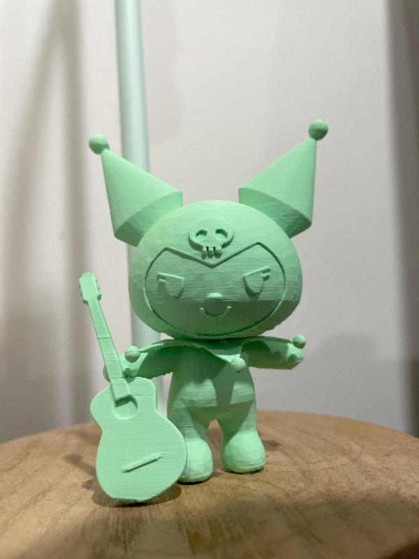 Kuromi with guitar
