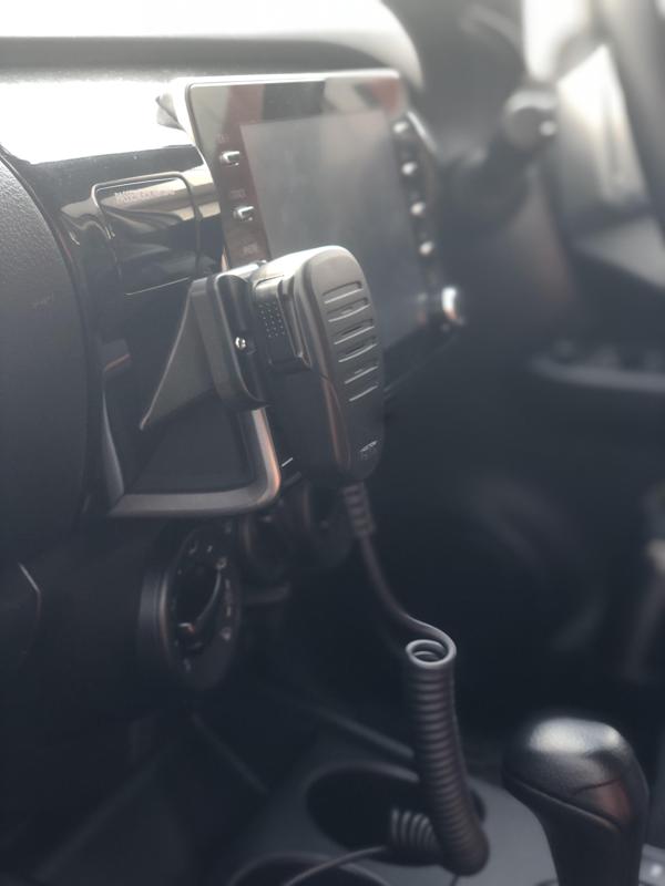 Hilux UHF radio Microphone Mount