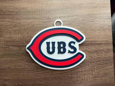 Chicago Cubs Oversized Necklace, Pendant