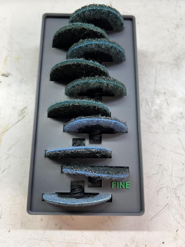 Gridfinity 2 Inch Fine Grit Sanding Disc Holder