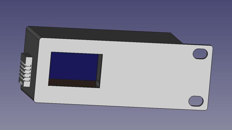 1U Rack Sensor + ESPHome - temperature & humidity