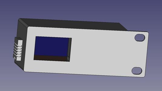 1U Rack Sensor + ESPHome - temperature & humidity