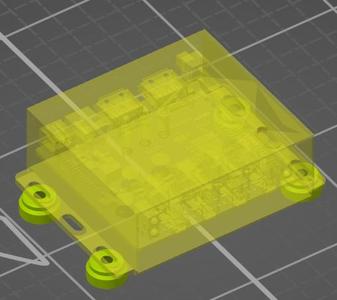 Bumbag component for Waveshare USB 3.2 Gen 1 2in 4out USB Hub
