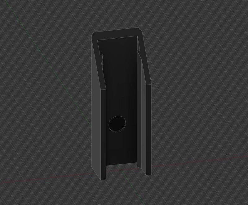 Type 2 charging plug wall holder - Improved Cover