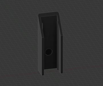 Type 2 charging plug wall holder - Improved Cover