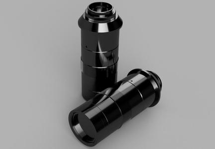 Waveshare 100X Industrial Microscope Lens for Raspberry Pi HQ Camera reference model