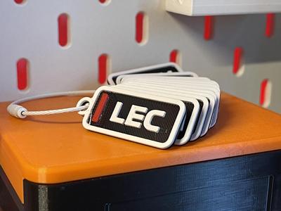 Charles Leclerc - (Ferrari) Leaderboard Keychain