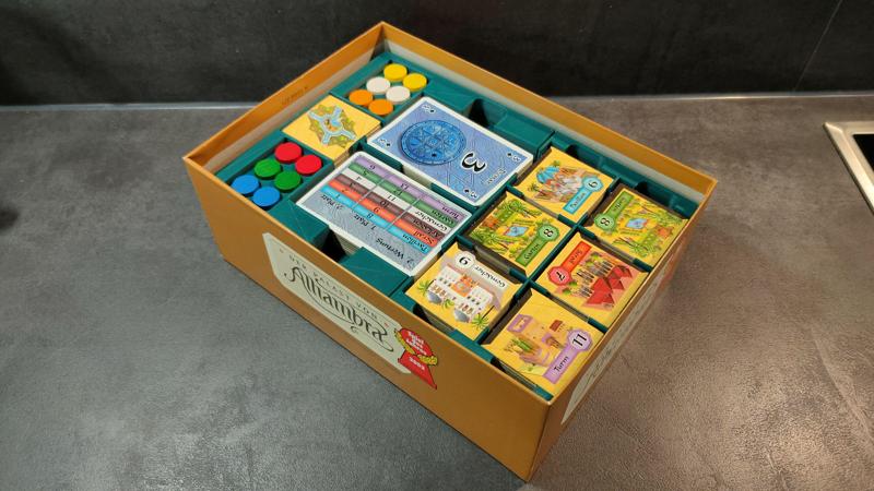 Alhambra - Queen Games Inlay for base game and all four extensions