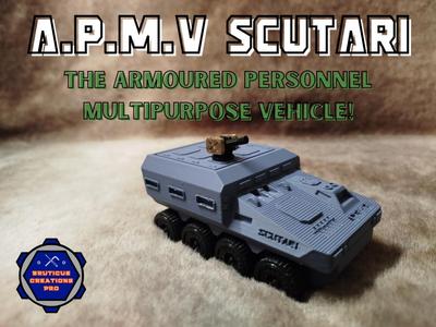 APMV Scutari - The Armoured MP Carrier Model!