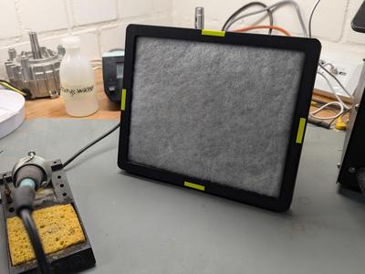 Soldering and Workshop Fume and Dust Extractor for 120x120mm Fan