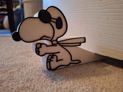 Snoopy Flying Ace Door Stop