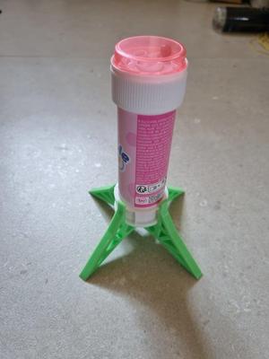 soap bubble bottle holder