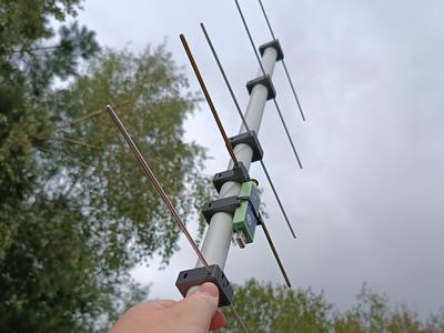 70cm Yagi Antenna with SDR