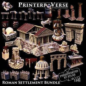 001 ROMAN Legendary Rome Settlement Terrains Buildings