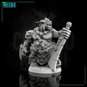 (0060) Male warrior bugbear with big sword
