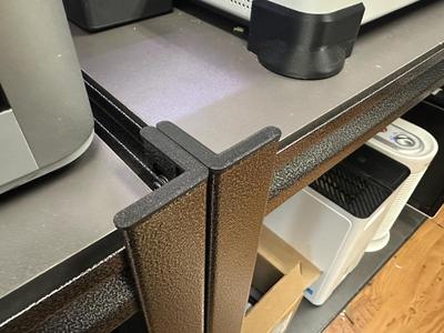Metal industrial shelf plugs