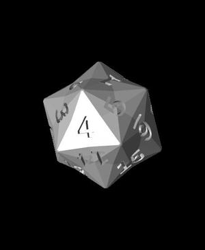 Star Cut Spindown D20 - Large
