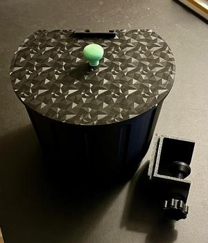 Lid for Removable Desk Bin Trash Can V2
