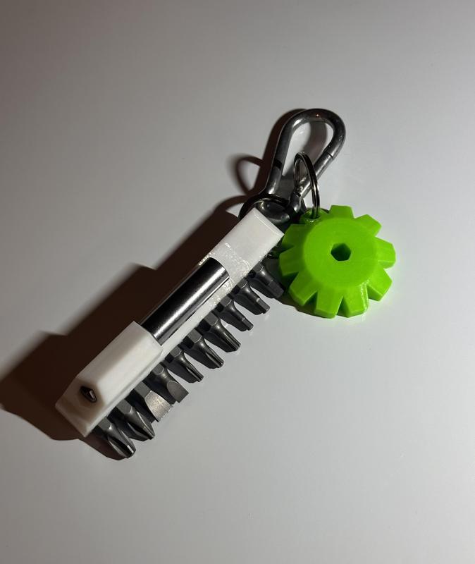 Bitholder with keyring/carbiner eyelet