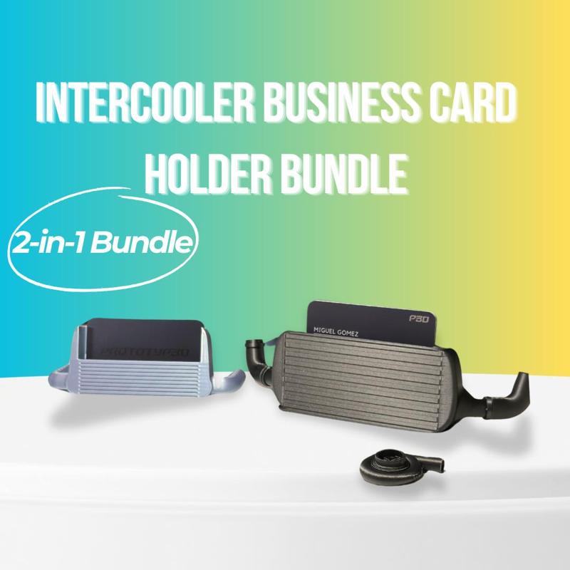 Intercooler Business Card Holder Bundle – 2-in-1 Set