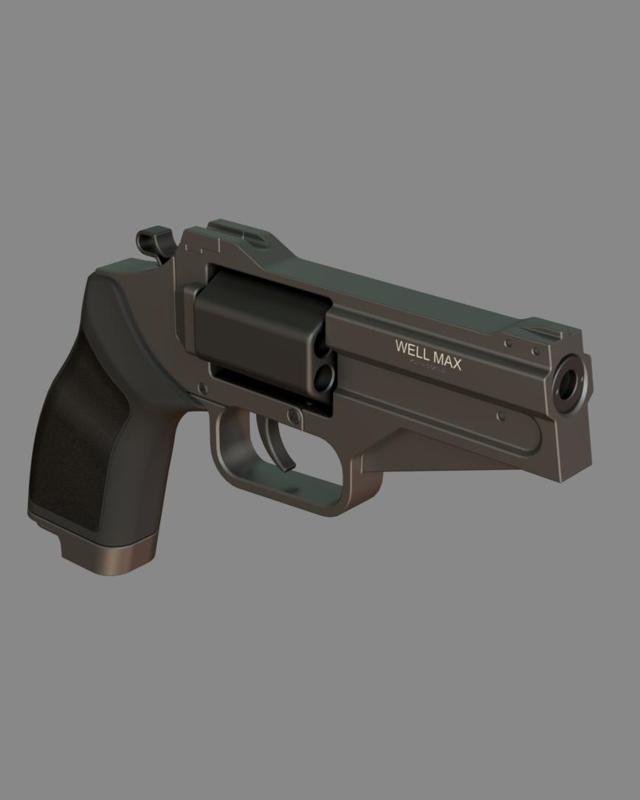 Death Stranding – Sam’s Revolver 3D Model