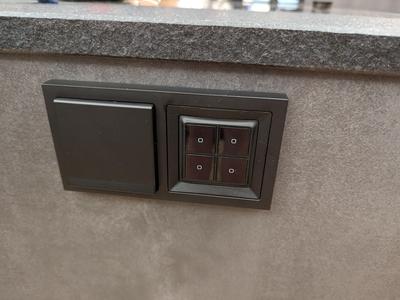 BJ Future Linear - Shelly Wall Switch 4 Adapter