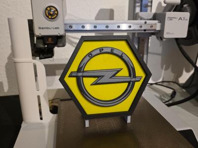 Opel Logo Hexagon Wandsystem + Connector