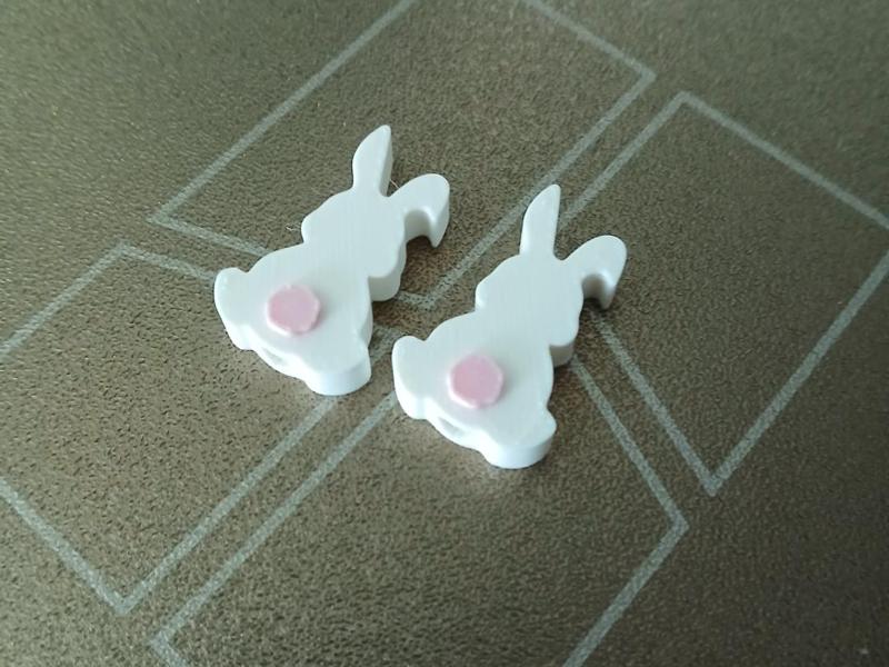 Easter Bunny Hoodie drawstring charm