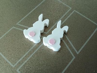 Easter Bunny Hoodie drawstring charm